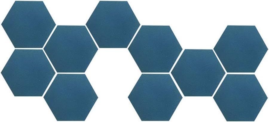 KIMIBen Cork Board Hexagon Cork Board Tiles 10 Pack with Full Sticky Back, Mini Wall Bulletin Boards, Pin Board-Decoration for Pictures, Photos, Notes (Color : D, Size : Picture Size)