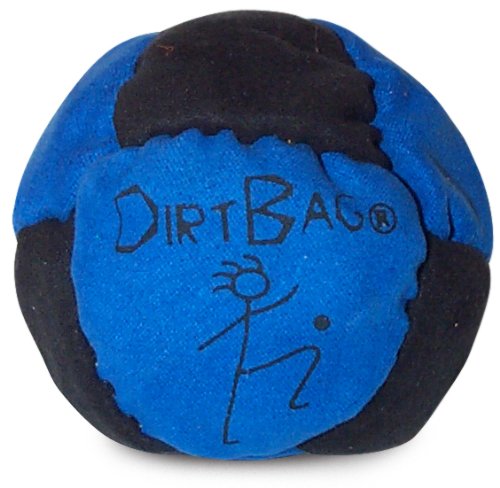 World Footbag Dirtbag Footbag, Blue/Black - Thumbnail 2