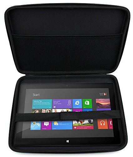 DURAGADGET Microsoft Surface Pro 3 Case - Exclusive Custom-Designed Black Hard Shell EVA Case for the NEW Microsoft Surface Pro 4 / Surface Pro 3 / Surface Pro 2 / Surface 2 Tablet / Suraface Pro / Surface RT