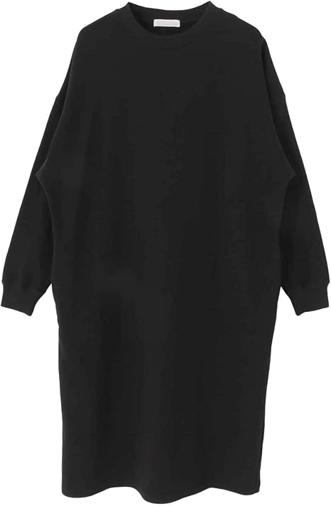 Amazon Co Jp センスオブプレイス ワンピース ドレス Web 一部店舗限定 スウェットマキシワンピース レディース 14 26l021 Black One 服 ファッション小物