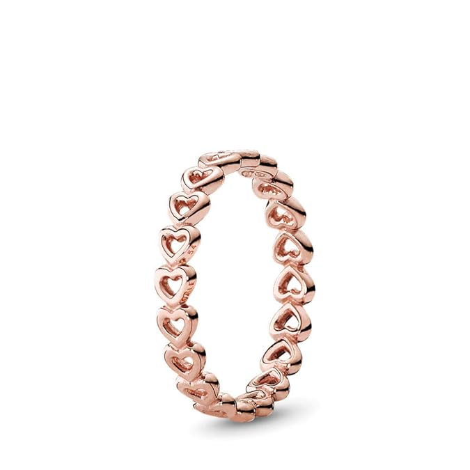 amazoncom pandora linked love ring pandora rose size 45 jewelry