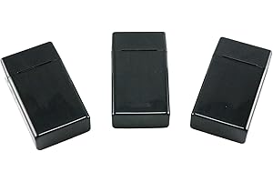 SKYWAY PRODUCTS Skyway Cigarette Case Holder Box Crushproof with Dividers for 100’s Size Cigarettes - Women and Men - Perfect for Roll Your Own and Regular Cigs - Set of 3 Black