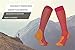 Anti-Tick Merino Wool Outdoor Socks (Fuchsia/Orange 1 Pair, US Women 5-7//US Men 3.5-6)