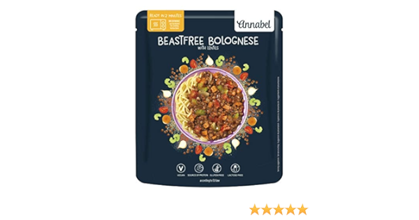 Annabel - Salsa boloñesa vegana, 6 paquetes de 500 g : Amazon ...
