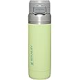 STANLEY Quick Flip GO Water Bottle 36 oz | Push Button Lid | Leakproof and Packable for Travel and Sports | Insulated Stainless Steel | BPA-Free | Citron