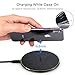 NENRENT Fast Wireless Charger, 10W Qi Fast Wireless Charging Pad for Apple iPhone Xs Max XR X 8 8 Plus