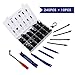 Kungfu Mall 240Pcs Automotive Fasteners Car Push Rivets Retainer Clips Kit for GM Ford Toyota Honda Chrysler Peugeot with Retainers Remover