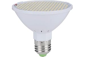 E27 8W 200LED Plant Growth Light Bulb for Indoor Plants, Greenhouse, Garden, Flower, Vegetable with 120° Beam Angle, 85V-265V