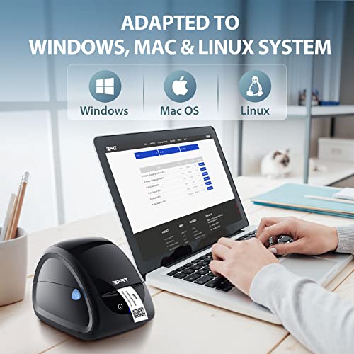 iDPRT Label Printer - 2022 Thermal Label Maker with Auto Label Detection, 1