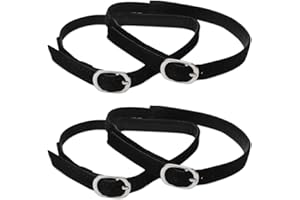 2 Pairs Shoe Straps Detachable Ankle Straps Adjustable PU Leather Shoes Belt Band for Women High Heels