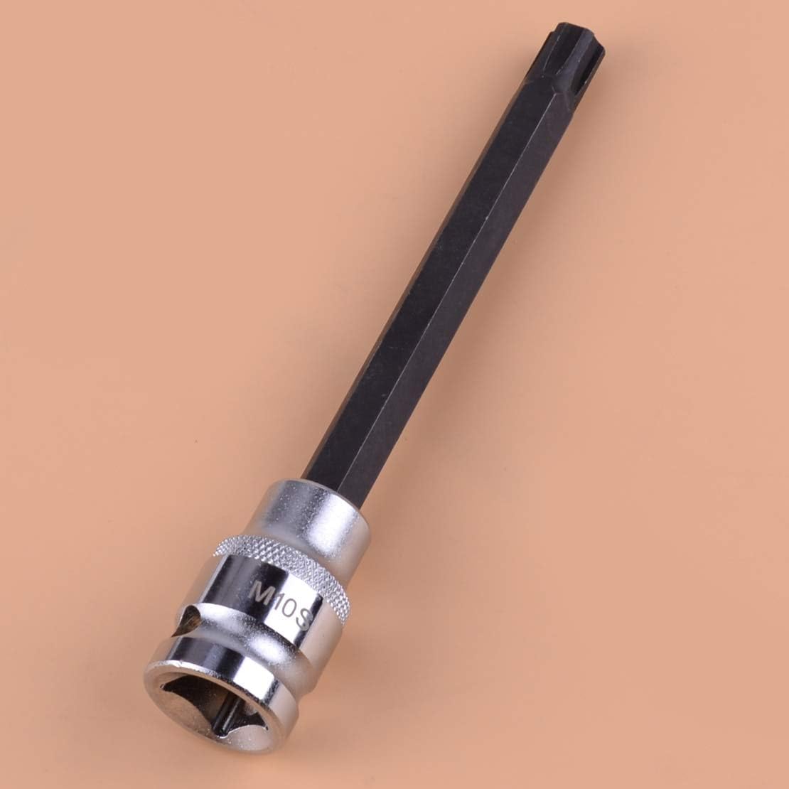 1/2" Drive M10 Cylinder Head Bolt Tool T52 Polydrive Screwdriver Socket