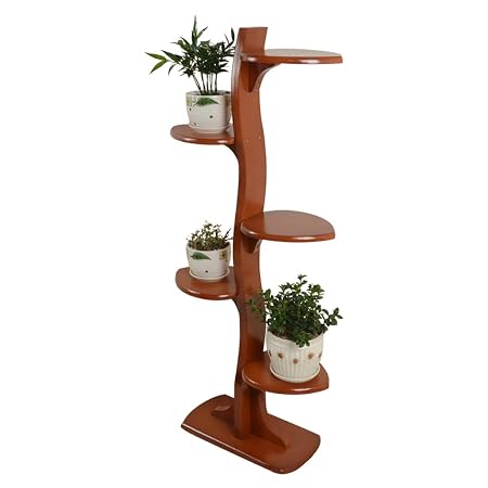 LFY Soporte de Flor de Madera, Estante de exhibición de Flores en ...