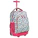 J World New York Kids' Sunny Rolling Backpack Adults, Floret, One Size