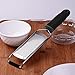 Stainless Steel Cheese Grater, Ergonomic Soft Handle Lemon Ginger Potato Zester with Plastic Cover