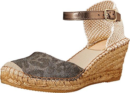 Vidorreta Women's Lucky Cuerda Metallic Leopard Sandal 40 (US Women's 9-9.5) M