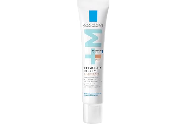 La Roche-Posay Tinted Acne Cream Moisturizer, Effaclar Duo+M Unifiant Acne Cream, Available in 3 Shades. Face Moisturizer for