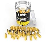 E-VOLT Male Spade Wire Connectors – 80 PC 3:1