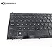 SUNMALL Keyboard Replacement with Frame Compatible with hp probook 4520 4525 4520s 4525s Series Laptop Black US Layout