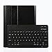CoastaCloud iPad Air 2 Rechargable Wireless Bluetooth Keyboard Case with Folding Leather Folio Smart Fully Protect Case Cover Stand For Apple iPad Air 2 (Black)
