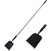 BARAYSTUS Flat Shovel with Adjustable Handle, 59 in Floor Scraper, Ice Scraper, Garden Cleaning Tool, Ice Chopper, Snow Shove