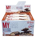 Pro Supps MYBAR Delicious Oven Baked Protein Bar (Salted Caramel Peanut Crunch), 20g Protein, Only 6g Sugar, Gluten-free, No Trans Fat, Healthy on-the-go Snack. 6 Count, Net WT 1.94 ounces