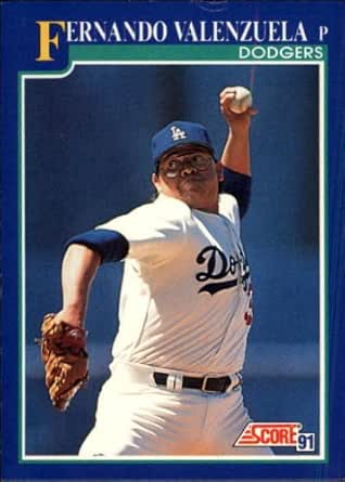 Amazon.com: 1991 Score Baseball Card #449 Fernando Valenzuela: Collectibles & Fine Art