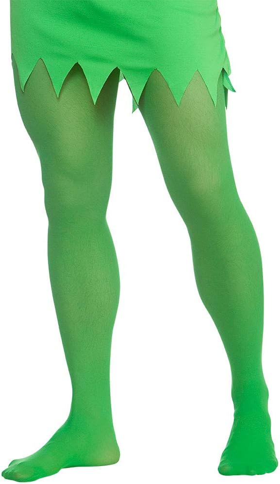 Wicked Costumes Adult Male Green Elf Tights Fancy Dress Accessory, plus size
