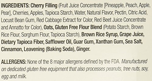 Betty Lou's - Gluten-Free Fruit Bar Snack - Cherry, 12 Bars