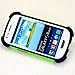 MobilePick Samsung Galaxy S3 Mini I8190 Black Neon Green Durable Dual Layer 2 in 1 Hybrid Silicone Skin Case