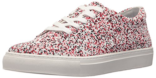 Katy Perry Women's The Sprinkle Sneaker, red/multi, 8.5 Medium US