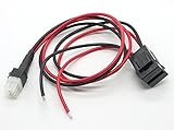 30A 1M Fuse 6 PIN Short Wave Power Supply Cord Cable For Yaesu FT-857D FT-897D