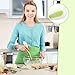 Orblue Flexible Dual-Sided Silicone Spatula - Green