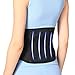HaloVa Lumbar Support Belt, Breathable Mesh Lower Back Waist Support Brace, Unisex Adjustable Straps Correct Sitting Posture Belt with Removable Metal Boning for Treatment of Lumbar Disease, L