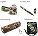 AIRSOFTPEAK Camouflage Wrap Tape, 4 Rolls 15Ft Outdoor Military Protective Camouflage Self-Adhesive Camo Fabric Wrap Tape for Firearms, Rifles, Flashlights, Knife, Bicycle, Snow Camo