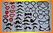 38pcs On A Stick Mustache Photo Booth Props Wedding Birthday Party Fun Favor Dec