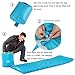 Camp Solutions Ultralight Sleeping Pad - 3.5'' Thick Lightweight Air Mattress with Built in Pillow for Camping, Hiking and Backpacking, 72.8 x 23.6 x 3.5 inches (C0044BU)