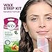 Hair Removal Kit, Veet Leg & Body Wax Strip Kit (40 Ct.) & Veet Botanic Inspirations Sensitive Formula Wax Strip Kit 20 Wax Strips and 4 Wipes- for Bikini, Underarm, Face & Body