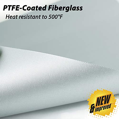 Gas Range Stove Burner Covers (4 Pack Set) Heat-Resistant, Non-Stick Cooking Surface Protectors | PTFE-Coated Fiberglass | Reusable, Easy Clean Kitchen Accessory (Silver) - Thumbnail 2