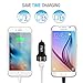 Car charger, UNU AX 24W / 4.8A 2-Port uSmart Port Aluminum Car Charger for iPhone 6S /6/6 Plus, iPad Air 2 /mini 4, Galaxy S7 / S7 Edge / S6 / S6 Edge /Edge+, Note 5 Compact 2.4A Fast Charging - Black