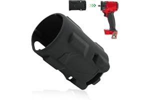 FKBAIGHTCCY 49-16-2854 Protective Boot Compatible with Milwaukee M18 Fuel 3/8" 1/2" 2854-20 Compact Impact Wrench Protective Boot for Milwaukee 2854-20 2855-20 2855P-20 Assembly Accessories Part