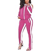 TOPONSKY Women Casual 2 Piece Outfit Long Pant Set Sweatsuits Tracksuits