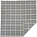 Amazon Brand – Pinzon Plaid Flannel Duvet Cover - Full or Queen, Grey Plaid