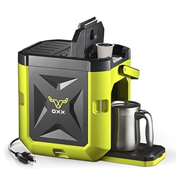 OXX COFFEEBOXX Job Site Single Serve Coffee Maker, Green
