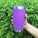 CHILLOUT LIFE 20 oz Stainless Steel Tumbler with Lid - Double Wall Vacuum Insulated Coffee Mug with Splash Proof Lid and Straw for Hot & Cold Drinks, Powder Coated Purple (1 Unit)