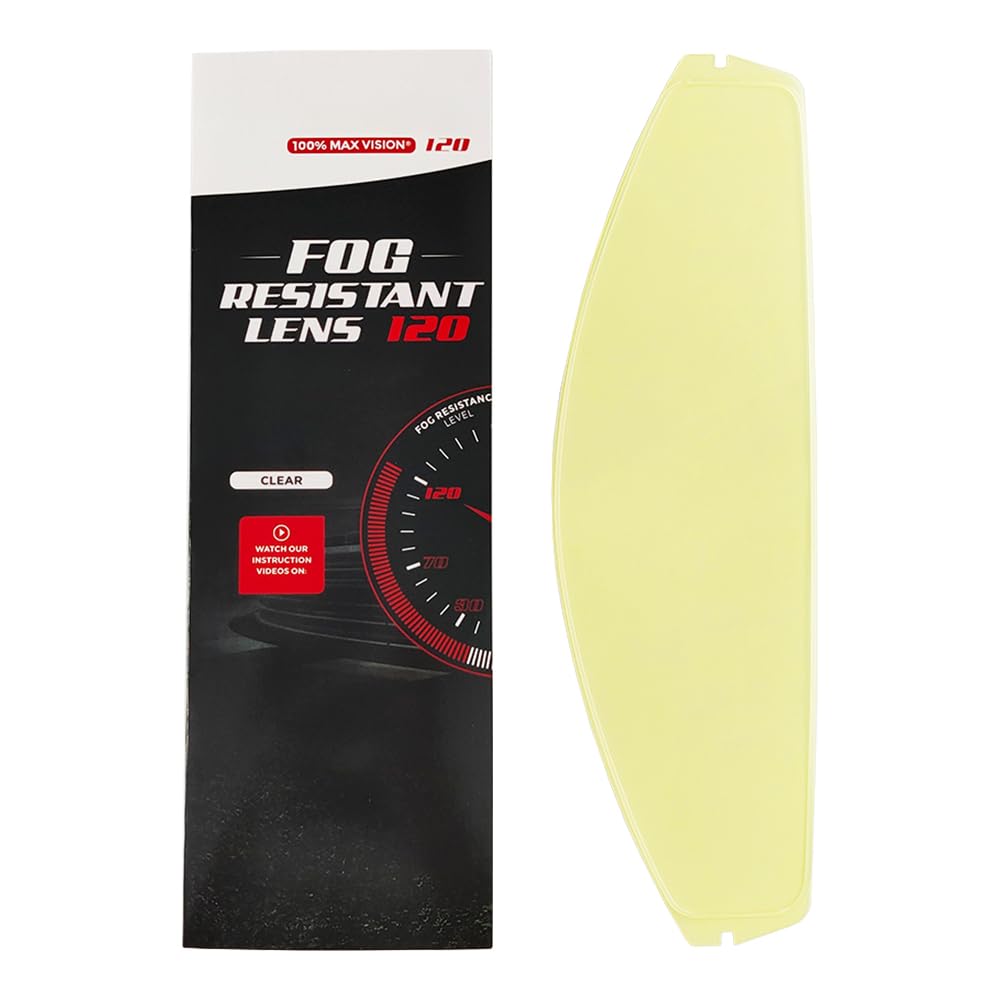 Photo 1 of YMTSGEQ HJ-34P Helmet Visor Anti Fog Film for HJC C10.Motorcycle Helmet Shield Anti Fog Film Compatible with HJC C10 (Anti Fog Film)