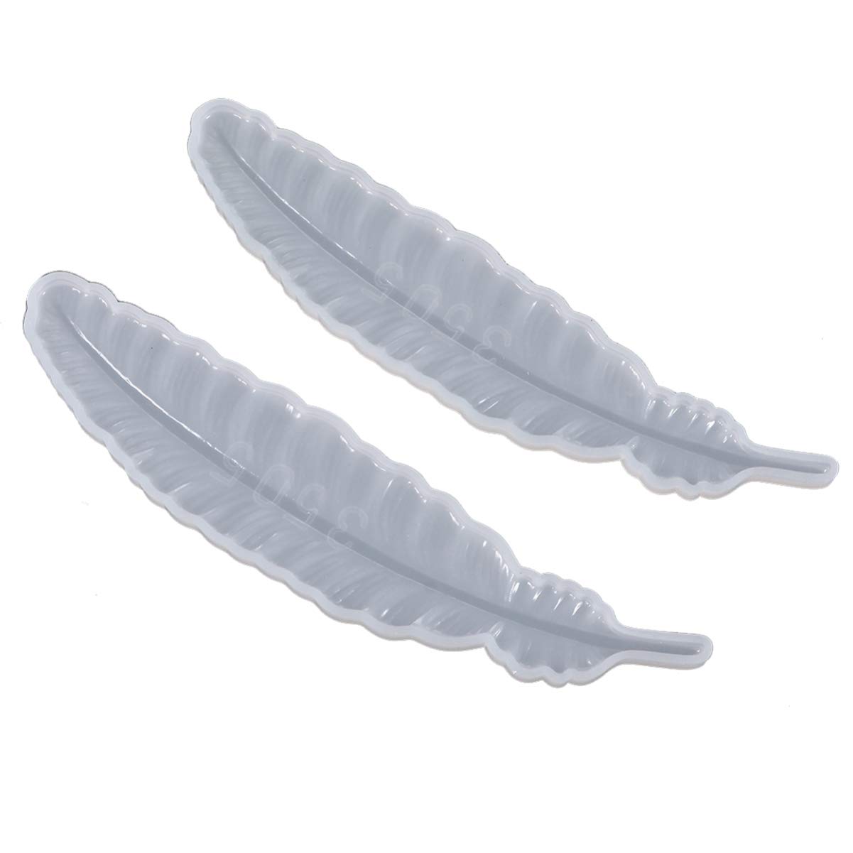 ULTNICE Silicone Mold 6.34X1.57In DIY Bookmark Mold for Resin Casting with Hole for Easy Decoration and Jewelry Making 2-Pack