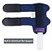 Trigger Finger Splint Brace, Adjustable Fixing Belt with Built-in Aluminium Bar Support for Fingr Straightening Tendon Release & Pain Relief, One Size Fits All Fingers