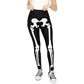 Skeleton Halloween Costume Leggings - Skeleton Tights for Women