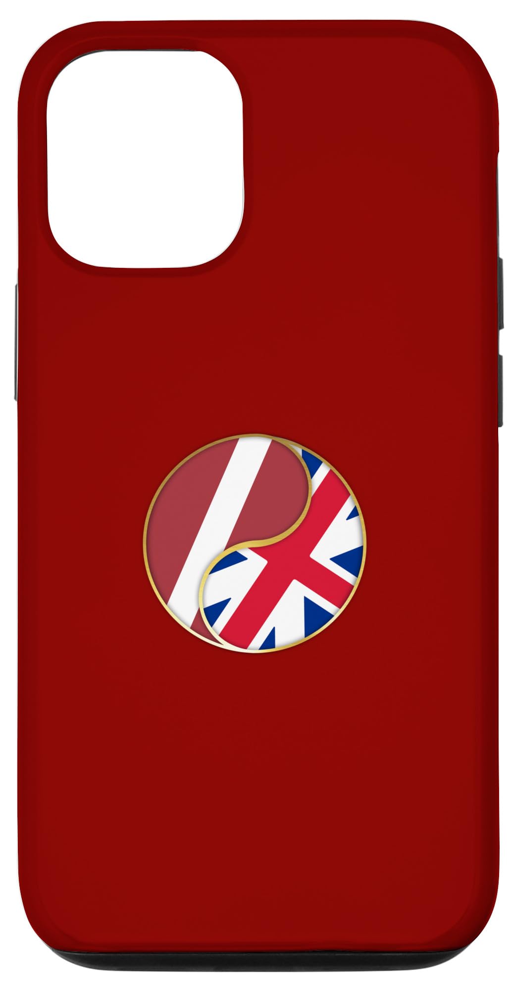 iPhone 14 Pro British Latvian Flag Latvia United Kingdom English Latvian Case