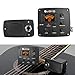 JOYO JE-305 Acoustic Guitar Piezo Pickup Preamp 4-Band EQ Equalizer Tuner System with LCD Display